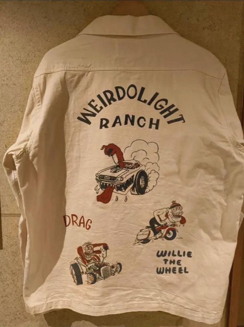 ファッションなデザイン WEIRDO L/S SHIRT WEIRDOLIGHT RANCH sizeL ジャケット・アウター