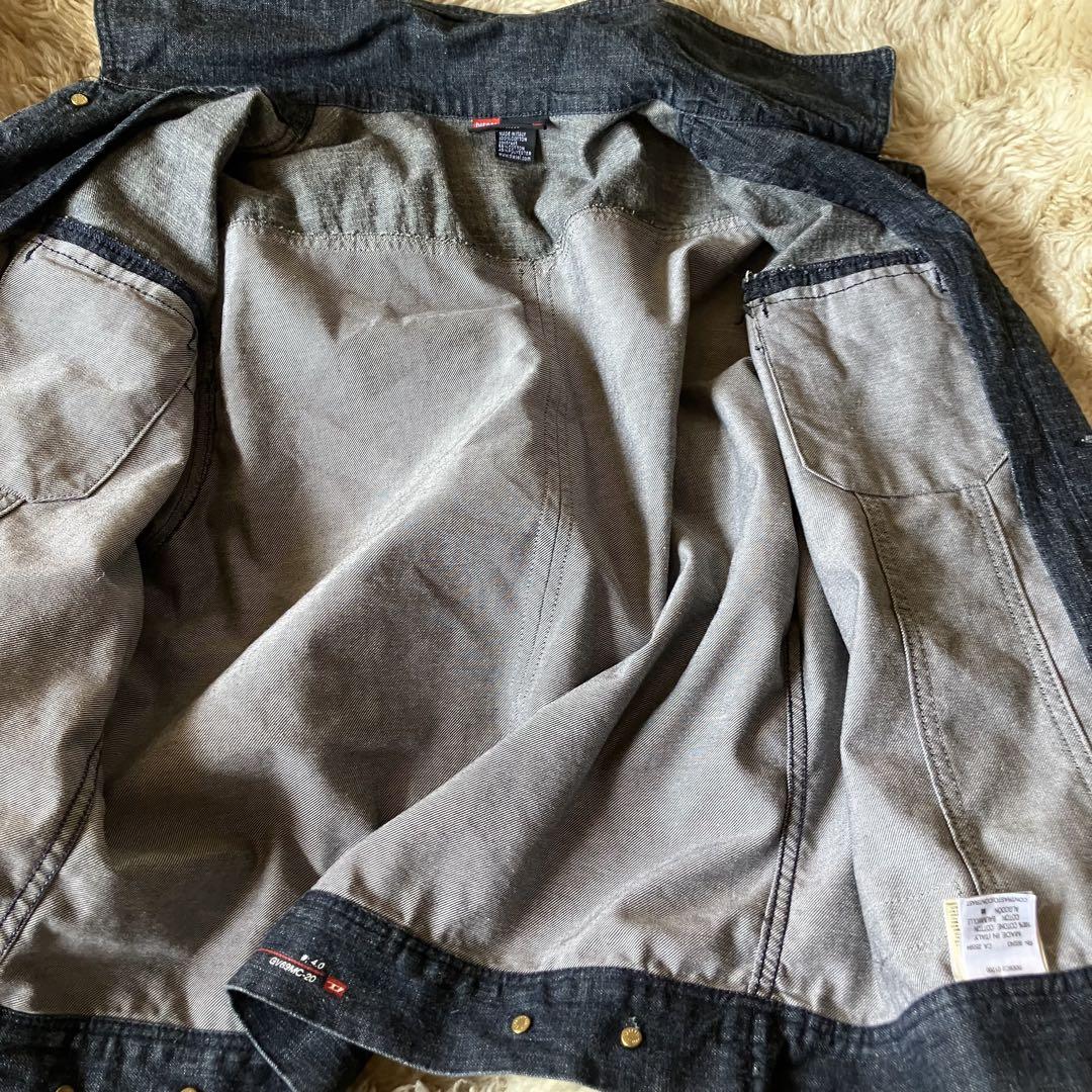 90s00s archiveイタリア製Diesel 切り替えデニムジャケットXL