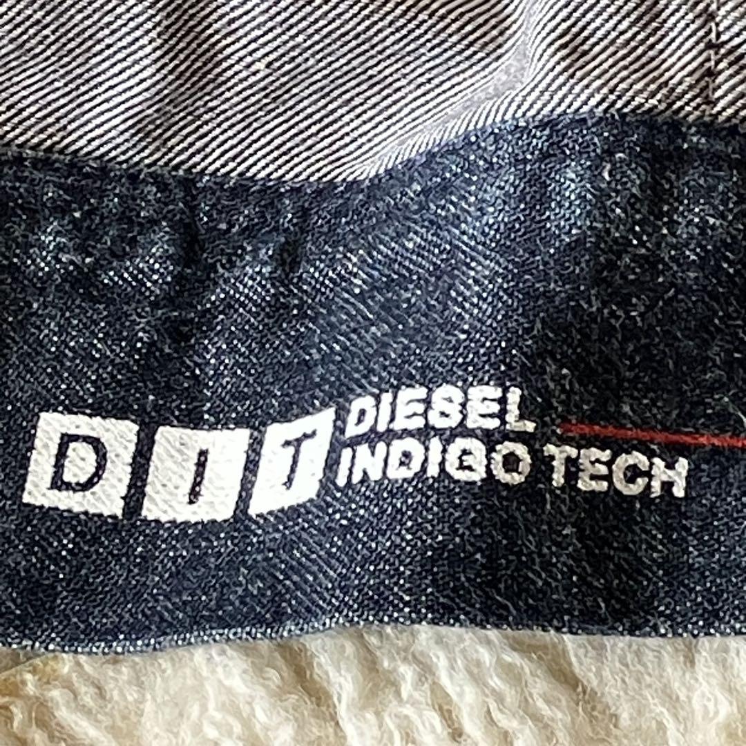 90s00s archiveイタリア製Diesel 切り替えデニムジャケットXL