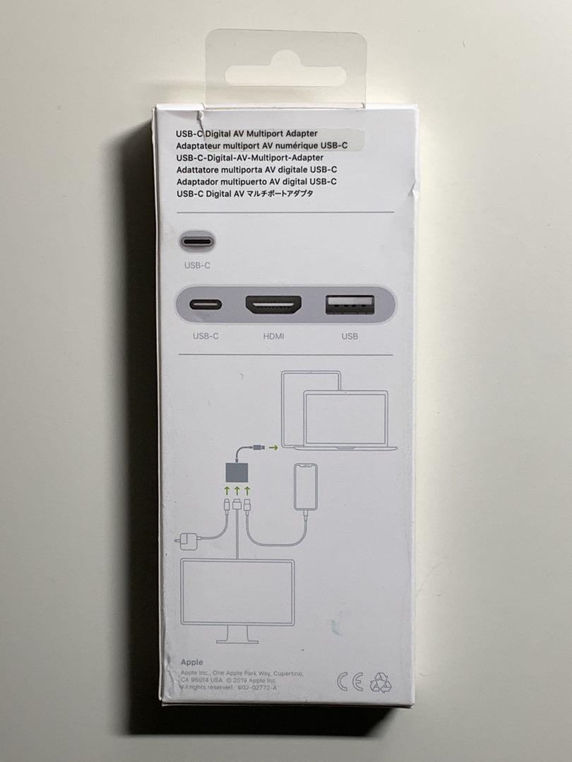 【箱なし】純正 USB-C Digital AV Multiport アダプタ 美品・箱なし】純正USB-C Digital AV Multiportアダプタ - メルカリ