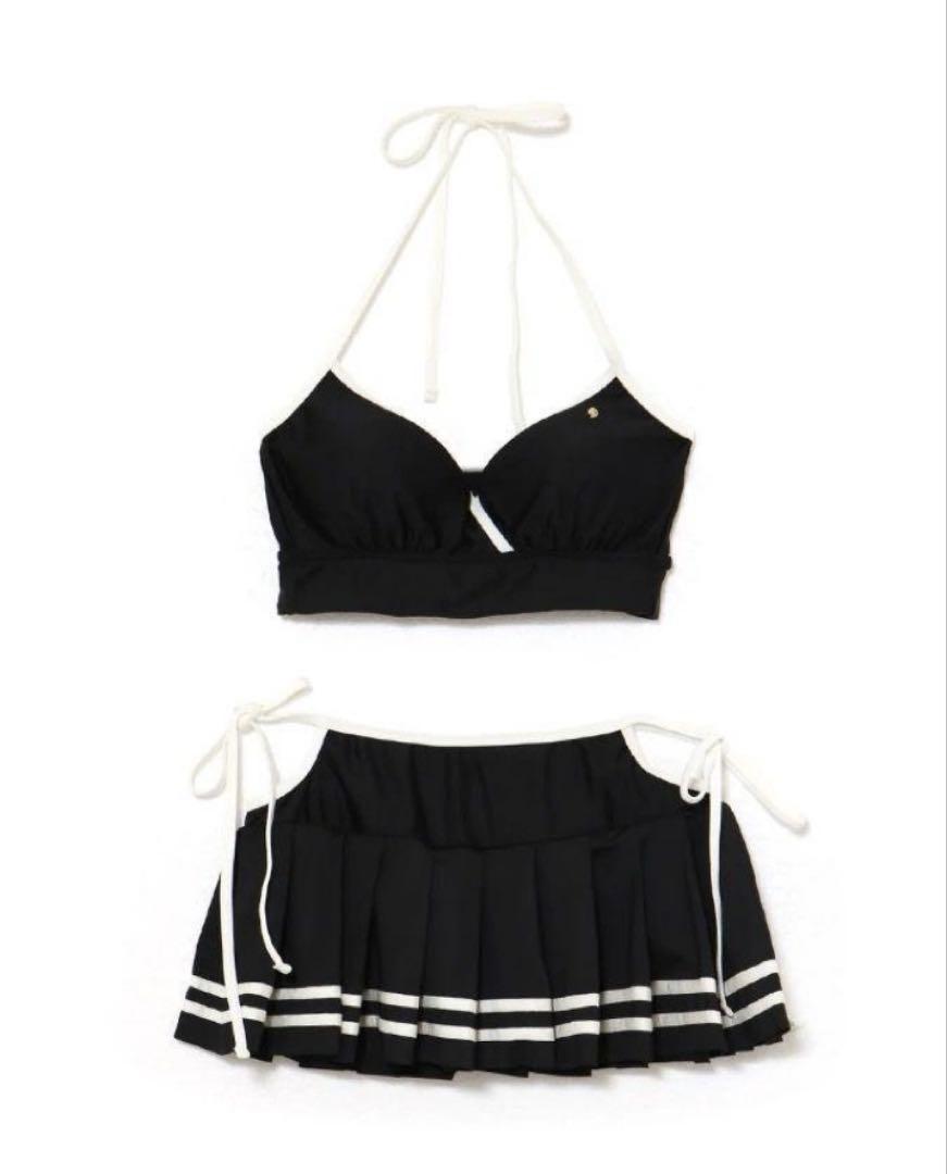 Andmary Coco pleats swimwear Black F - メルカリ
