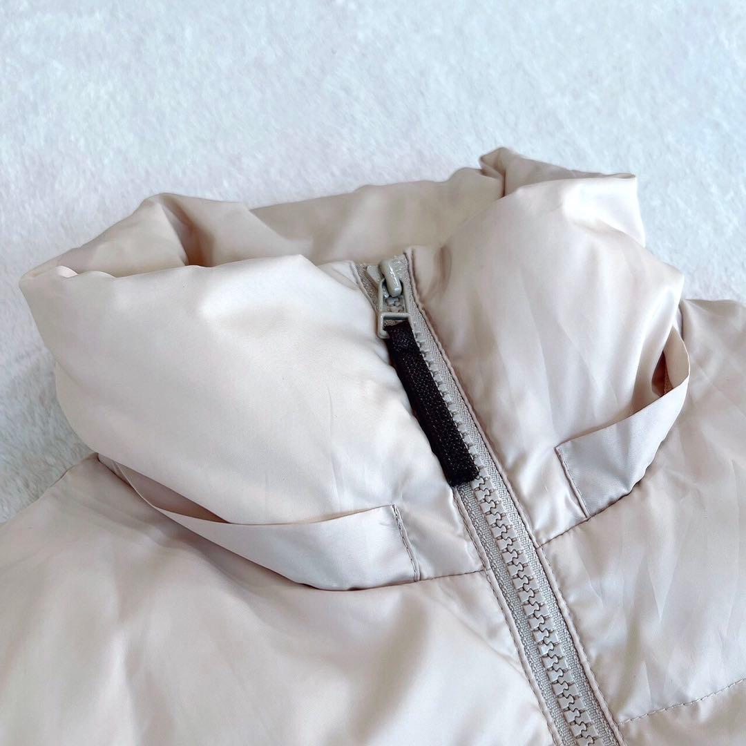 ＊アンタイトル＊ダウンジャケット アウター クリーム系 サイズ1/S ハイネック