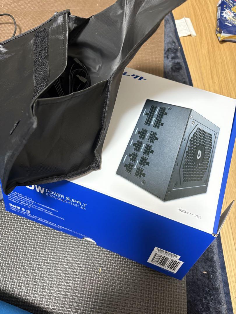 ドスパラ850W GOLD ATX31-BK 電源ユニット