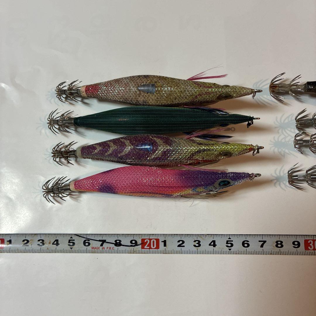 エギ・餌木 14個セット ほぼ新品未使用品 Yahoo!オークション - 中古品 薩摩烏賊餌木 イカ エギ 14本