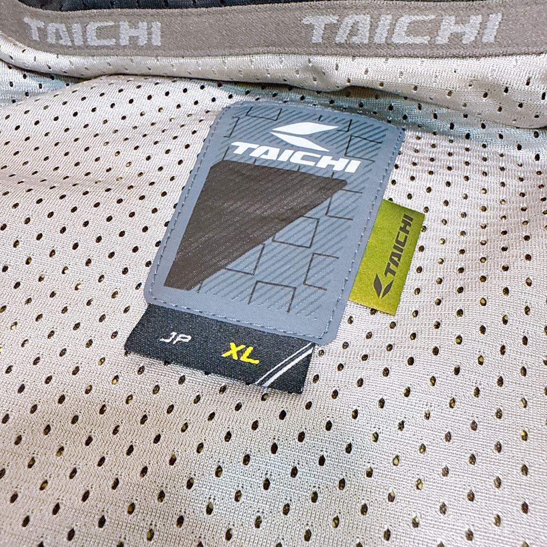 美品✨ RSタイチ エアーパーカ バイクジャケット メンズ XL グレー