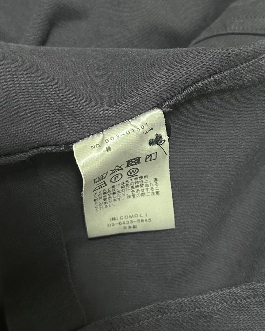 m*1様 COMOLI 製品染めジャケット セットアップ ネイビー