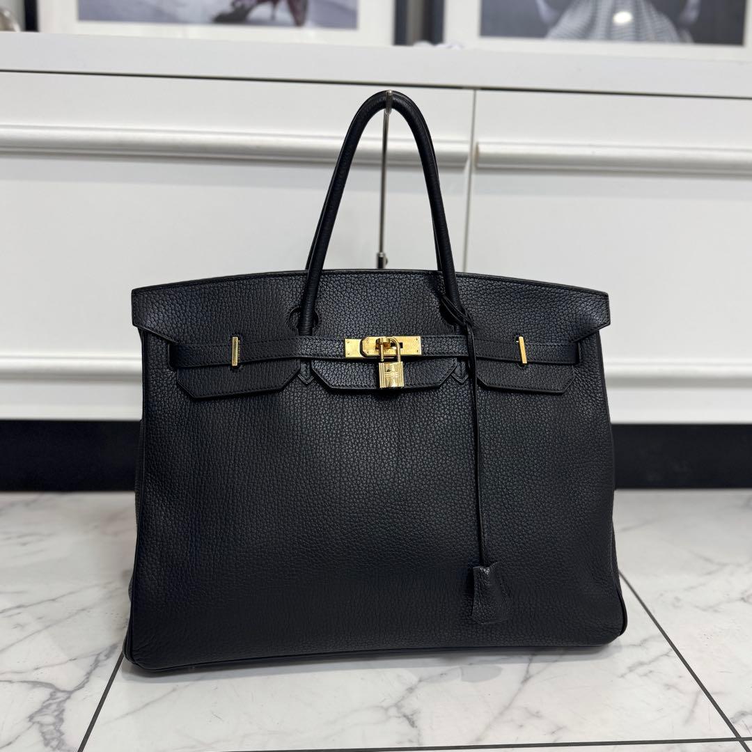 HERMES エルメス バーキン40 トゴ ブラック