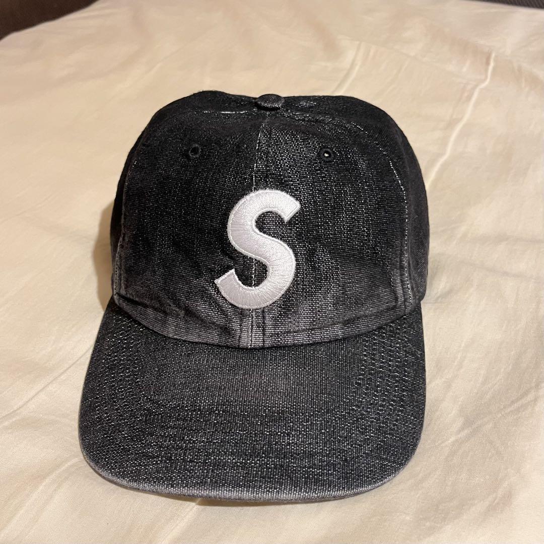 【美品】supreme denim codura S logo cap 正規品