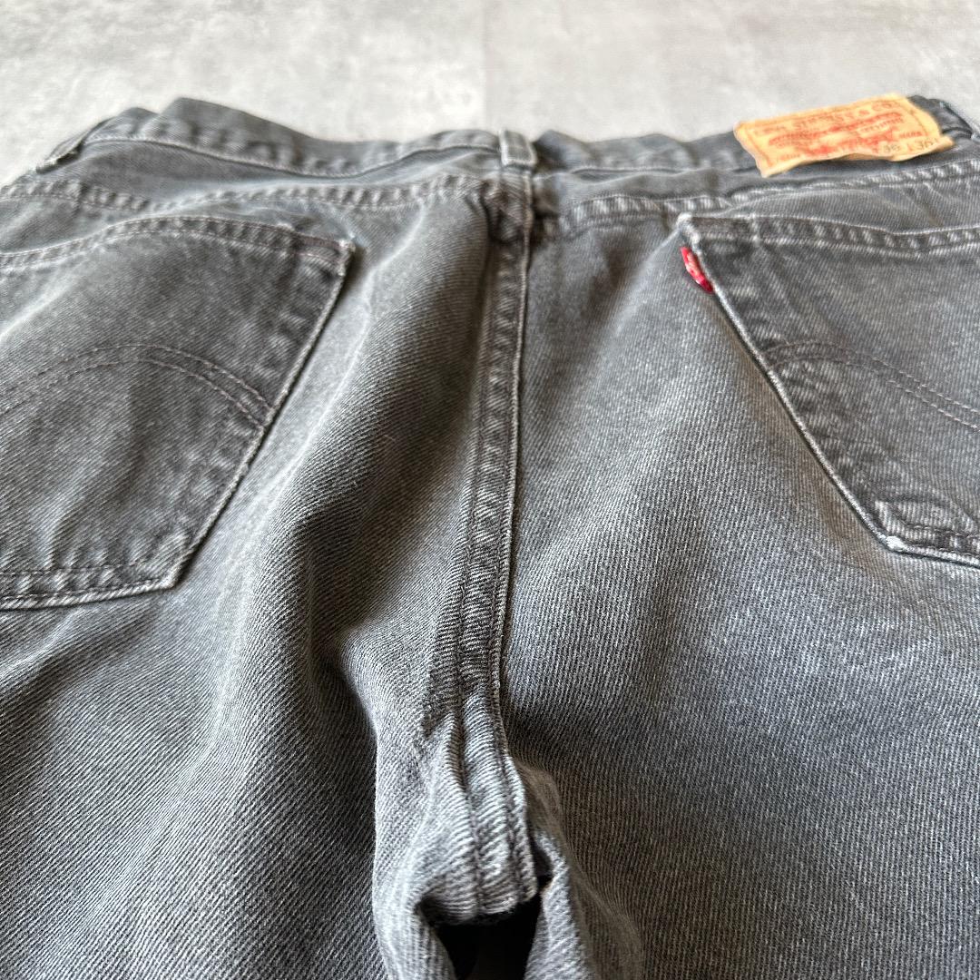 USA Levi 美品 ブラックデニム リーバイス 505 W36 L30