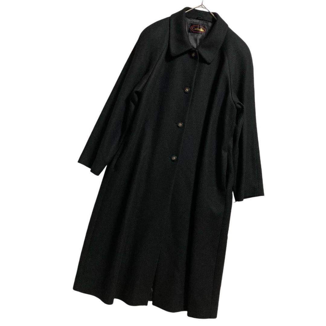 未使用品　カシミヤ ロングコート/９AR/ブラック/レディース/ アウター
