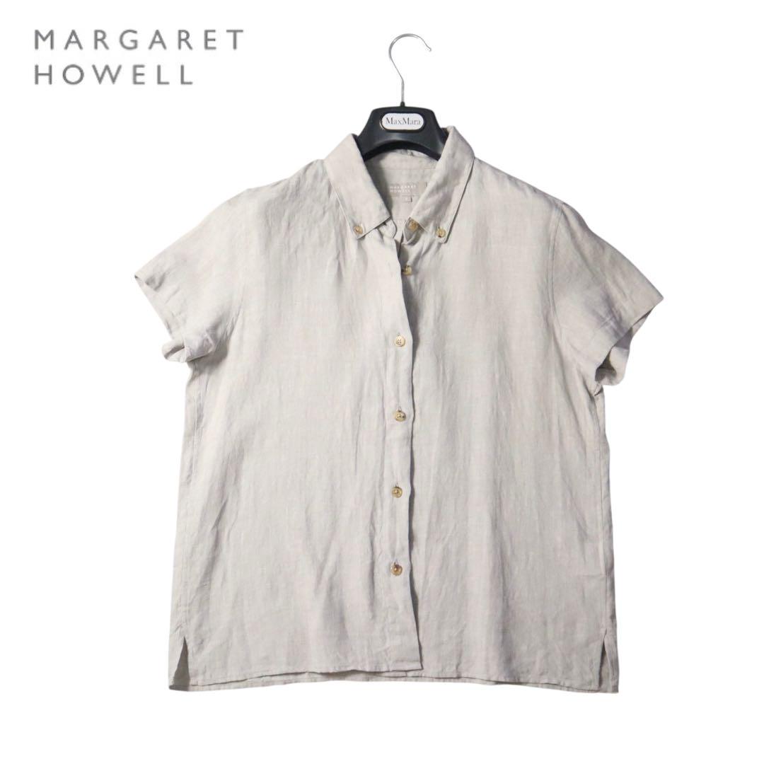 何でも揃う MARGARET シャツ リネンボイル ハウエル マーガレット HOWELL トップス