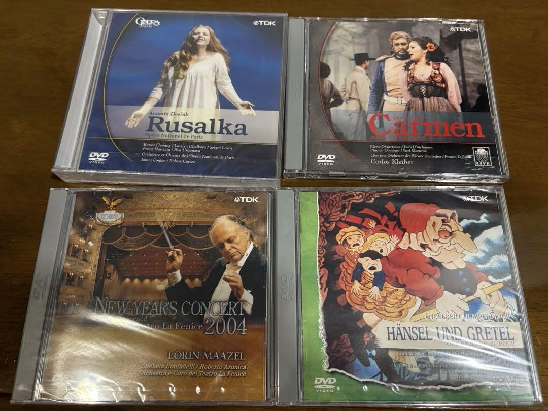 有名歌劇場オペラ収録DVD 28巻　うち27巻は未開封品！（TDK）全38枚