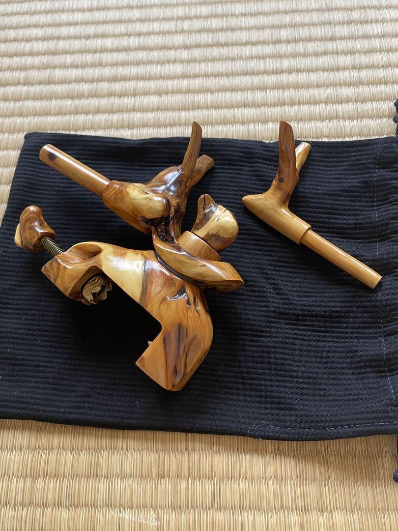 セ*ノ様 【新品未使用品、中古美品】【⭐︎希少⭐︎杜松万力】 万久作の弓型大型万