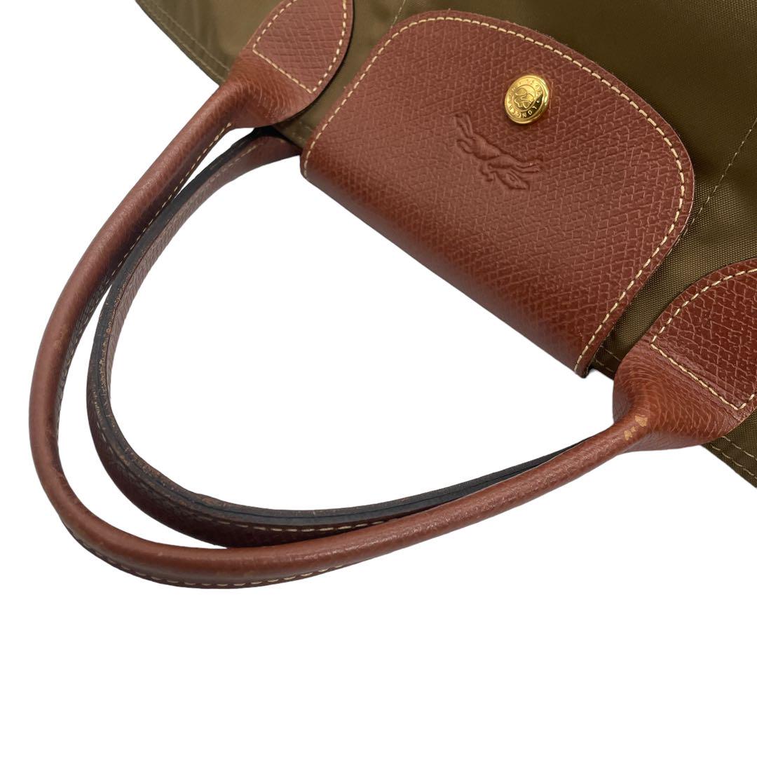 ロンシャン LONGCHAMP トートバッグ プリアージュ カーキ
