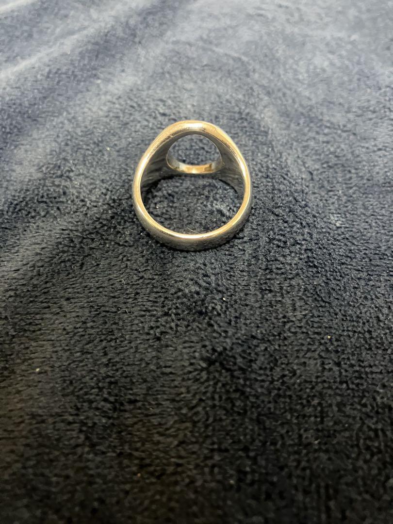 トムウッド Oval open sterling silver ring 56