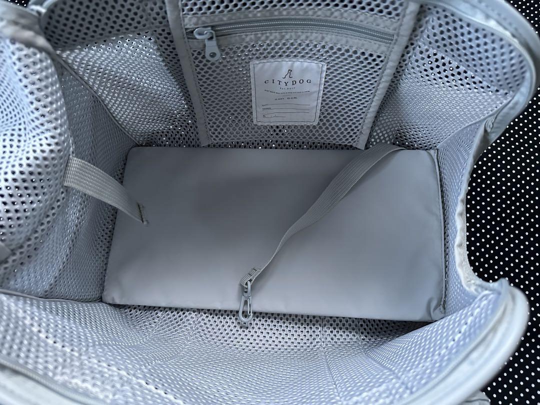CITYDOG   シティドッグ　ライトメッシュキャリー　グレー　キャリーバッグ