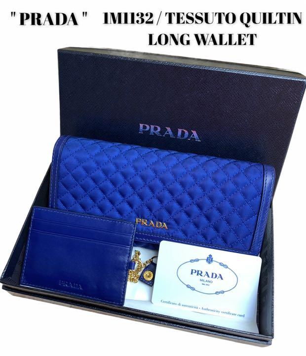 ゆうけろ様専用PRADA TESSUTO QUILTIN 長財布 美品 ギャラ有 ゆうけろ様専用PRADA TESSUTO QUILTIN 長財布 美品 ギャラ有