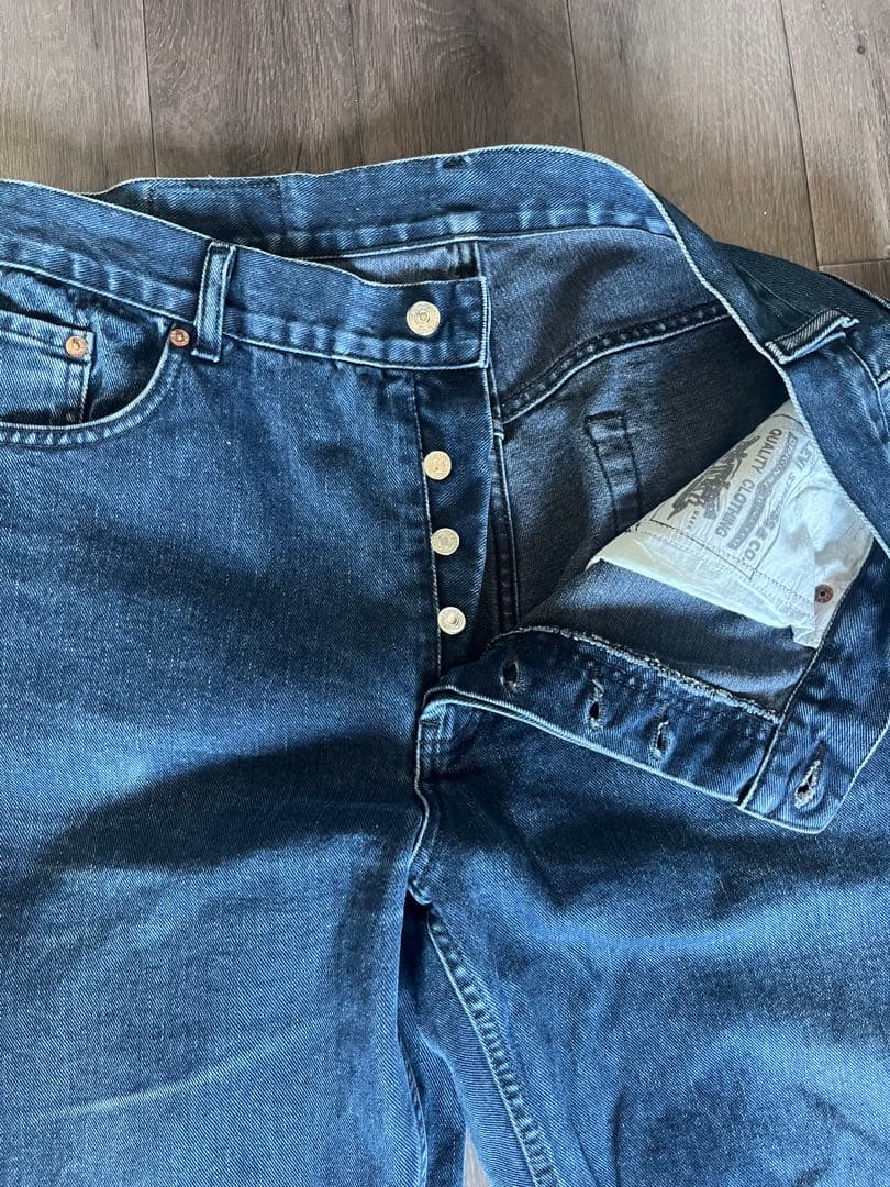 Levi's501 USA製w34 L32 濃紺デニム