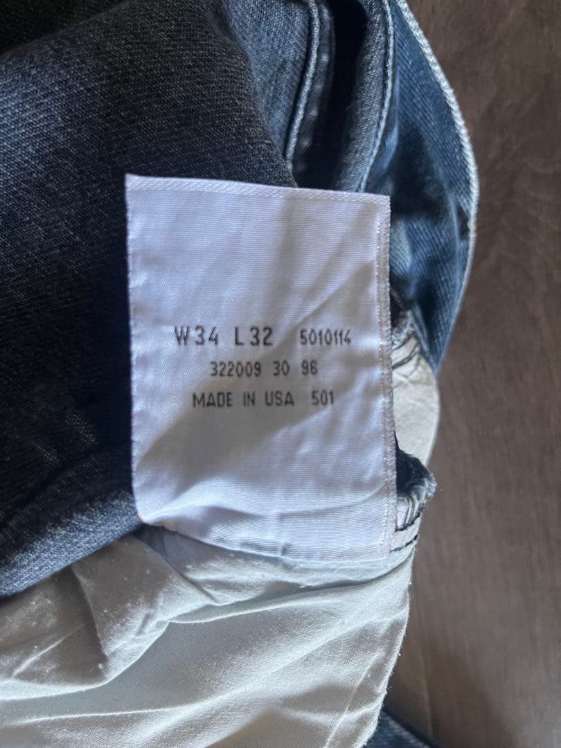 Levi's501 USA製w34 L32 濃紺デニム