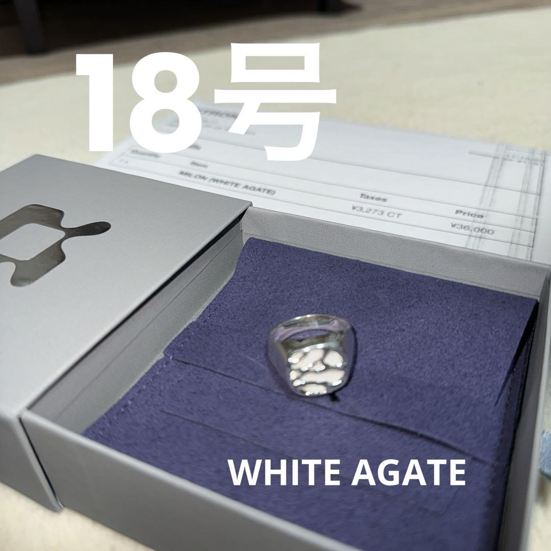 45980円 AGATE) OUR´s リング STRONG MILON 18号 (WHITE grafotec.com.mx