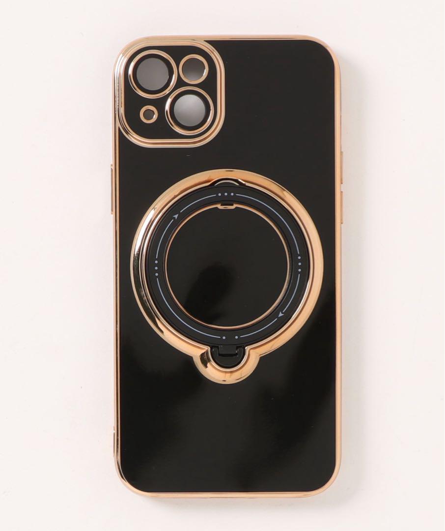 ブラックリング付きiPhone13proMax用ケース