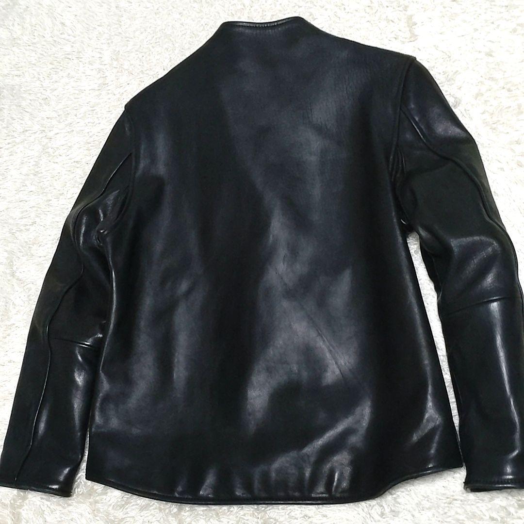 【美品】ブルーナボイン アランジャケット サイズ1 黒 ライダース 馬革