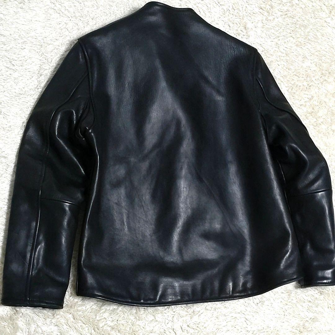 【美品】ブルーナボイン アランジャケット サイズ1 黒 ライダース 馬革