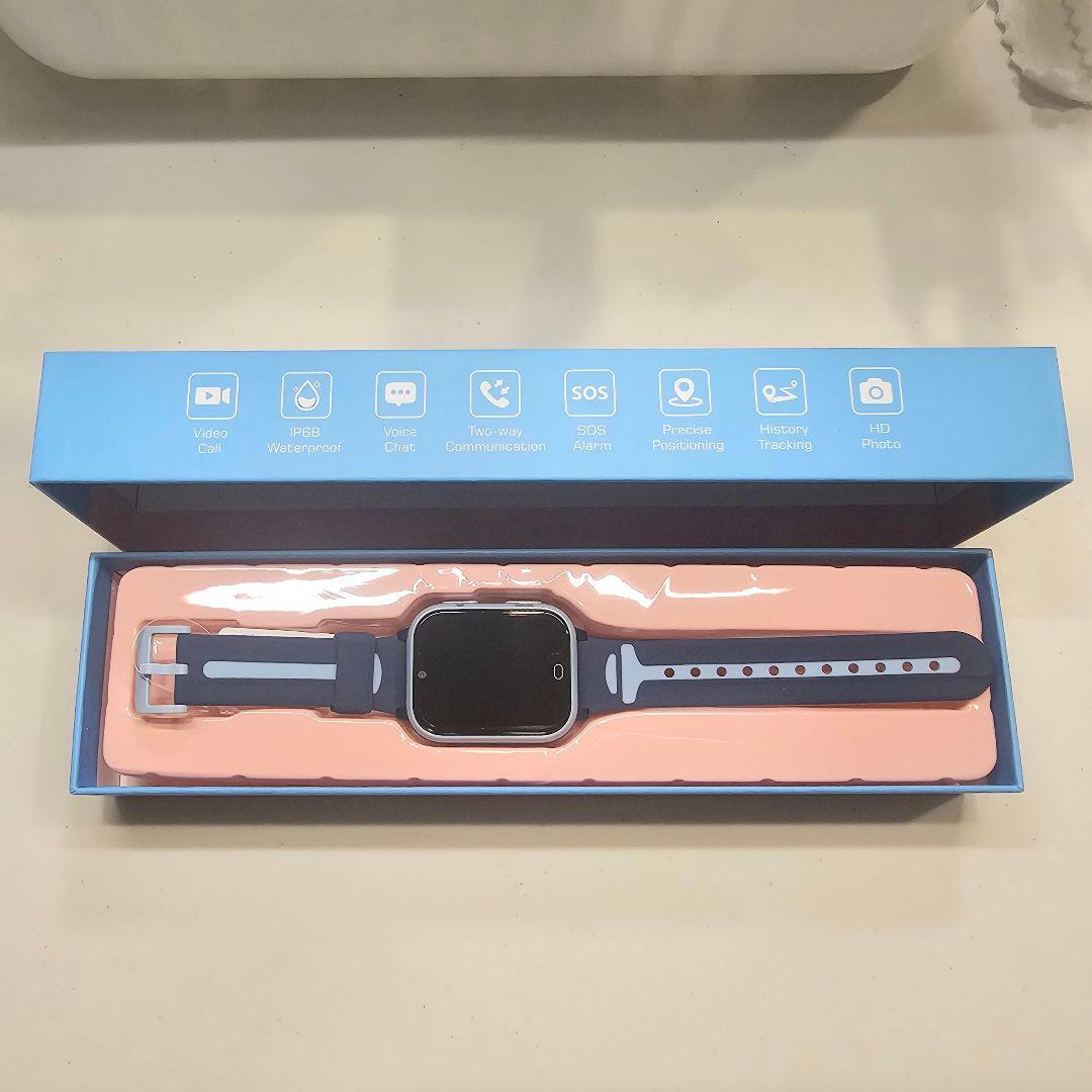 キッズGPS付きスマートウォッチ　新品未使用　位置情報分かる