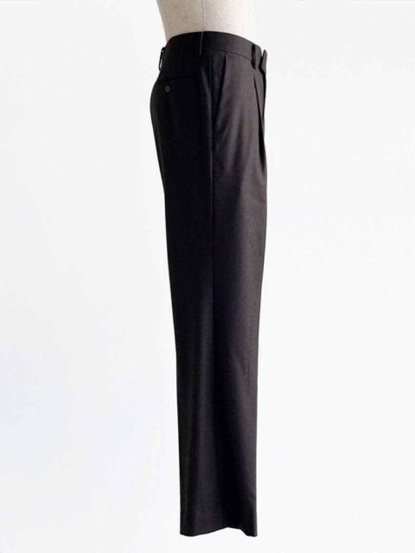 AURALEE WOOL FULLING FLANNEL SLACKS タグ付き