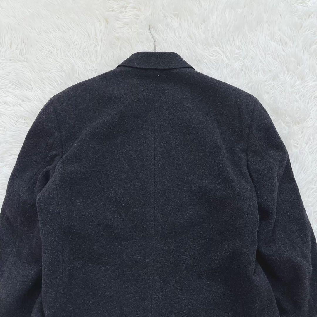 【美品】ジョルジオアルマーニ チェスターコート ネイビー　イタリア製 GIORGIO ARMANI - 美品○GIORGIO ARMANI ジョルジオアルマーニ