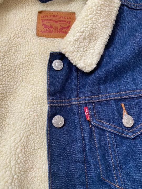 予約】 リーバイス デニムジャケット Gジャン ボア Gジャン/デニム