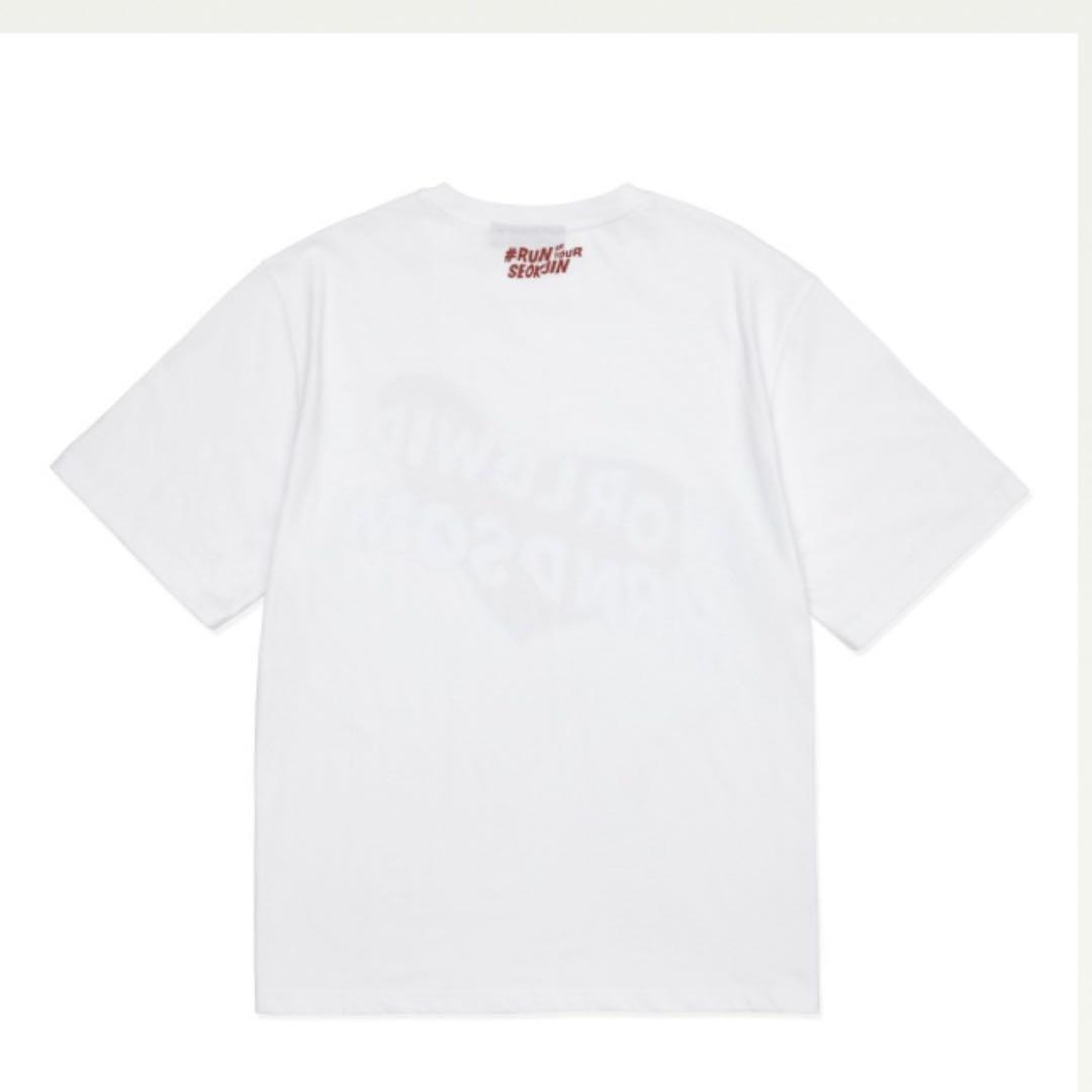 【2025新春福袋】 LサイズBTS WWH 公式グッズ GOYANG ホワイト Tシャツ JIN アイドル