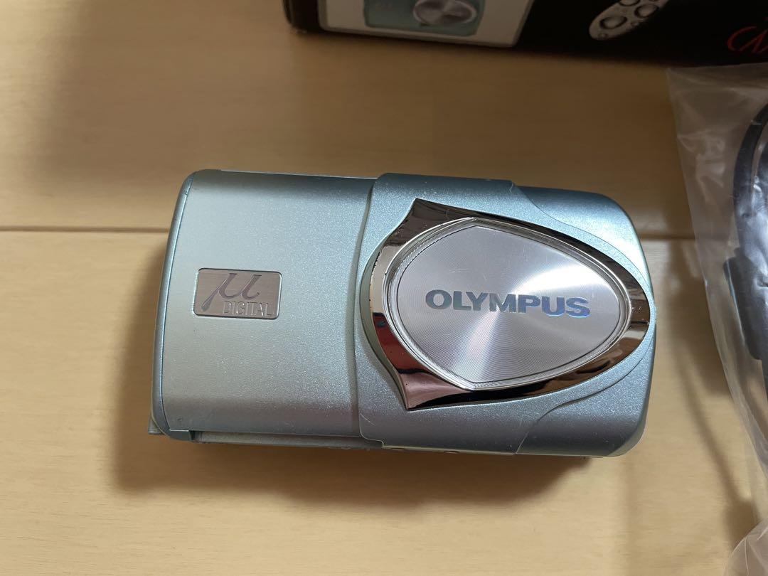 ジャンク品 OLYMPUS ミュー30 DIGITAL アイスブルー