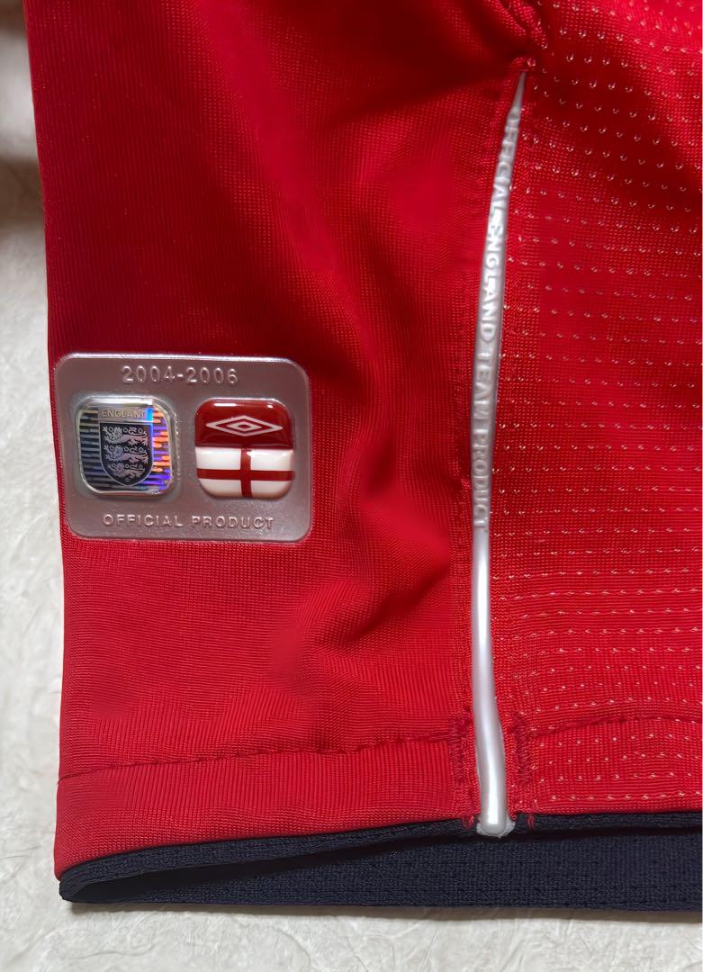 umbro イングランド代表　04/06 アウェイ　ユニフォーム　ゲームシャツ umbro イングランド代表 04/06 ユニフォーム アウェイ 長袖