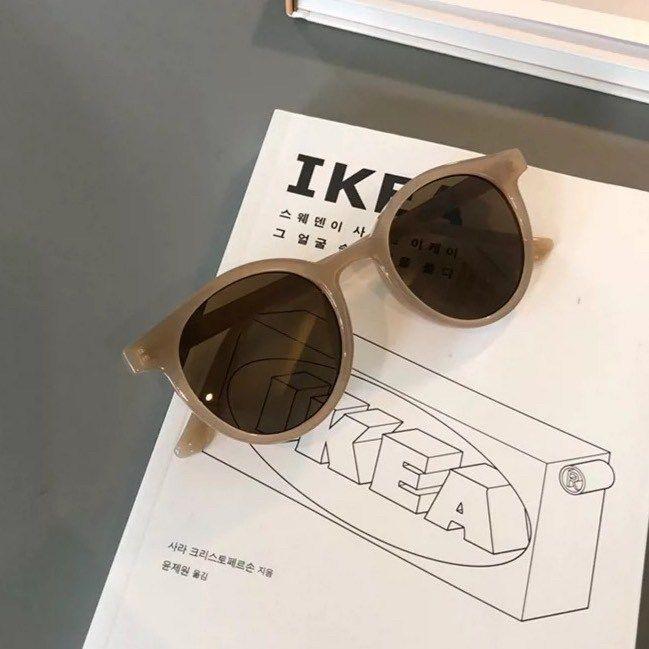 サングラス Uvカット 伊達メガネ 韓国ファッション 旅行 インスタ映え 可愛い メルカリ