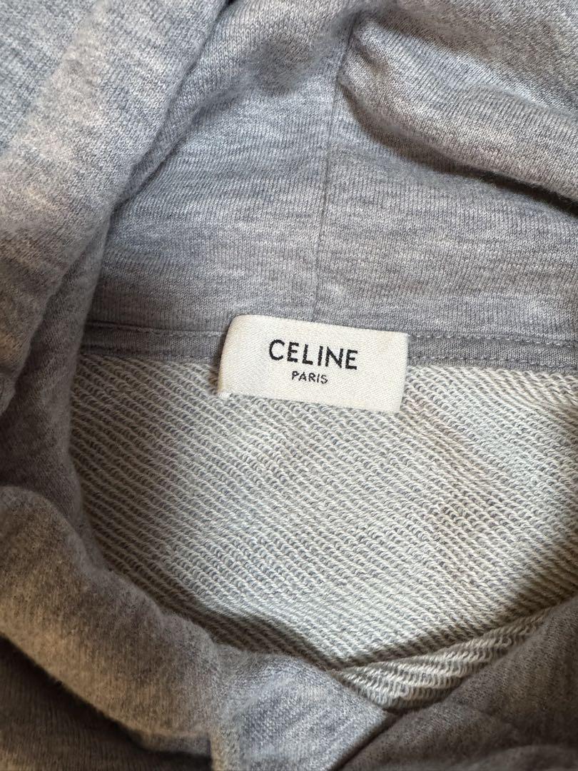 CELINE PARIS グレー パーカー