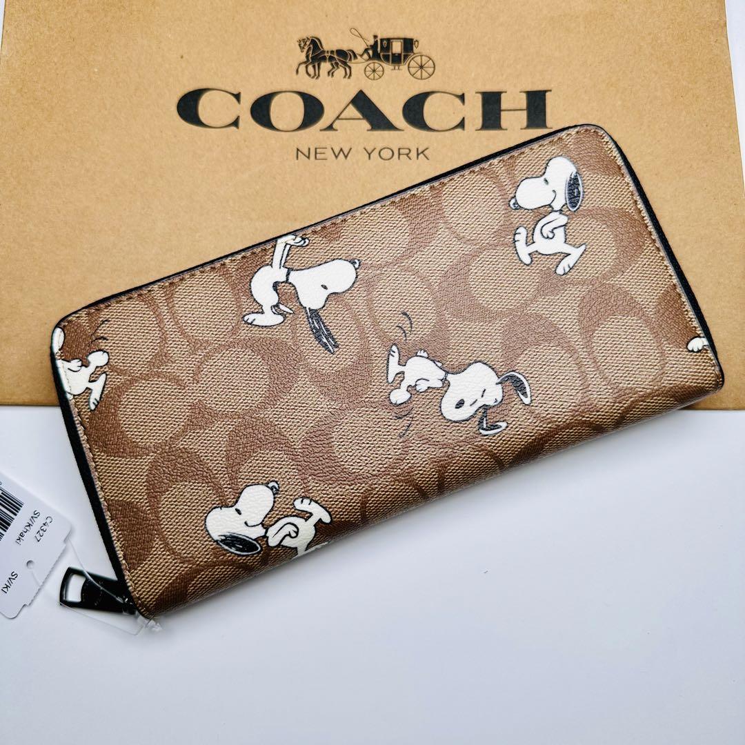 新商品コーチレディース長財布　COACH スヌーピー人気