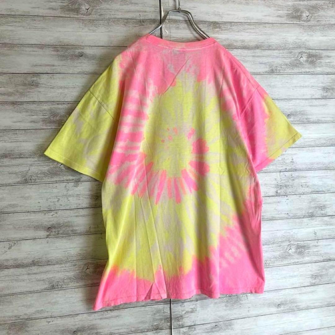 【大人気】ステューシー⭐︎デカロゴ タイダイ染め メキシコ製Tシャツ Lサイズ