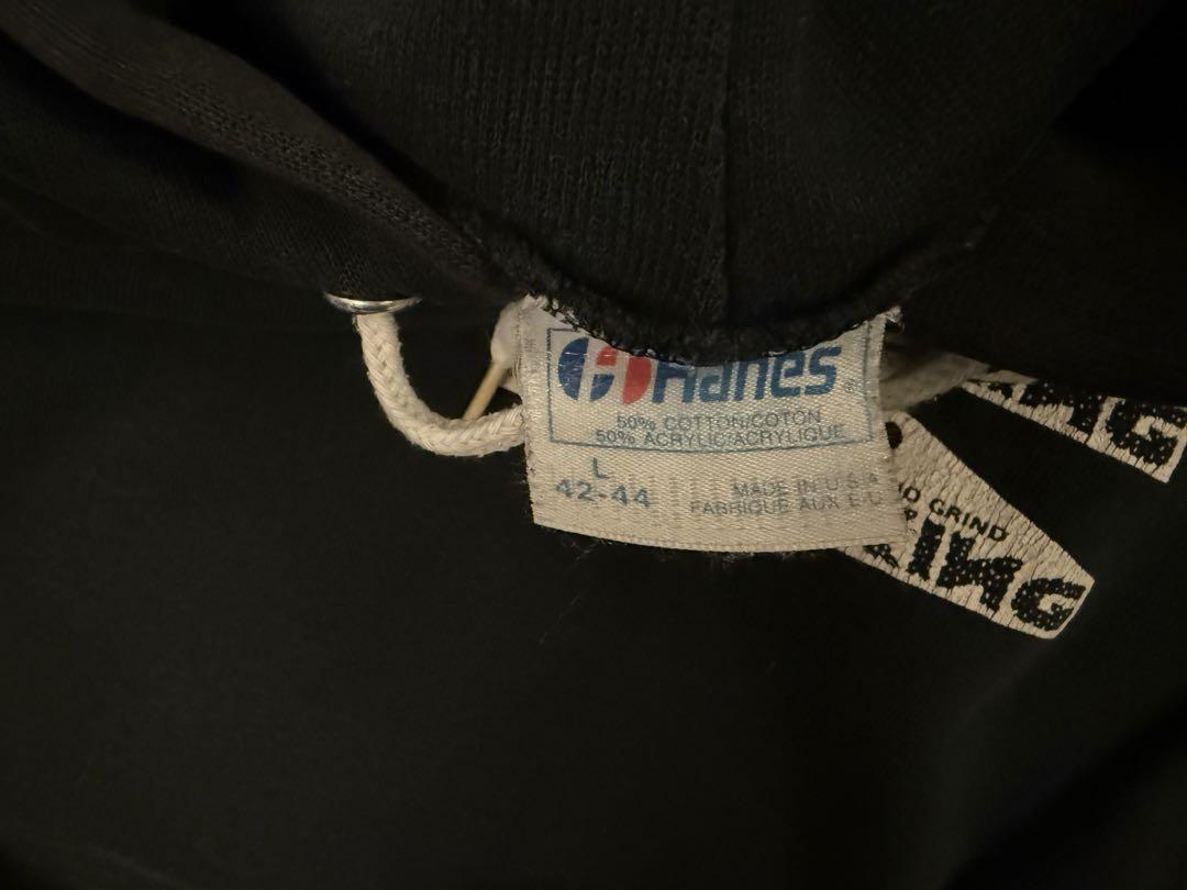 パーカー袖プリグラキンHanes