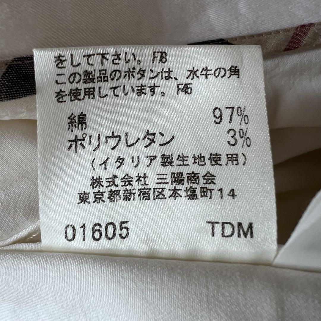 バーバリーロンドン ノバチェック ジャケット ストレッチ ペプラム 38