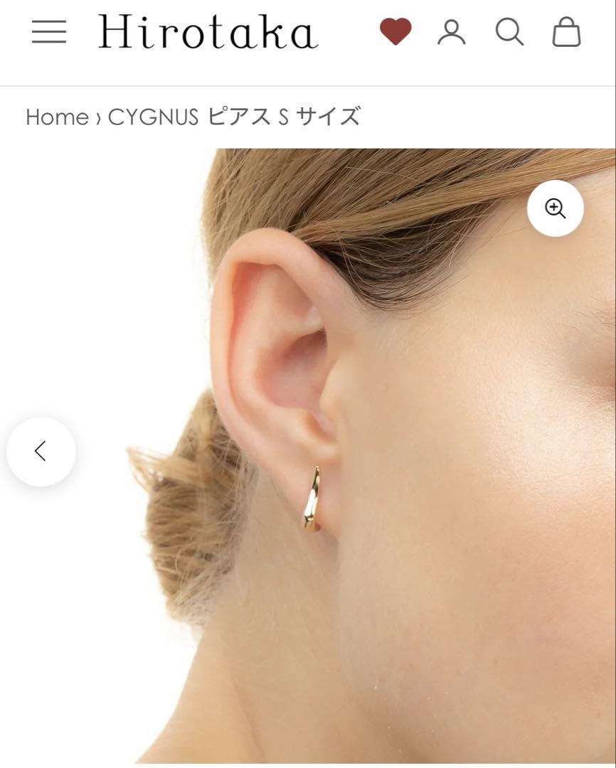 美品【Hirotaka】Cygnus ピアス S サイズ - メルカリ
