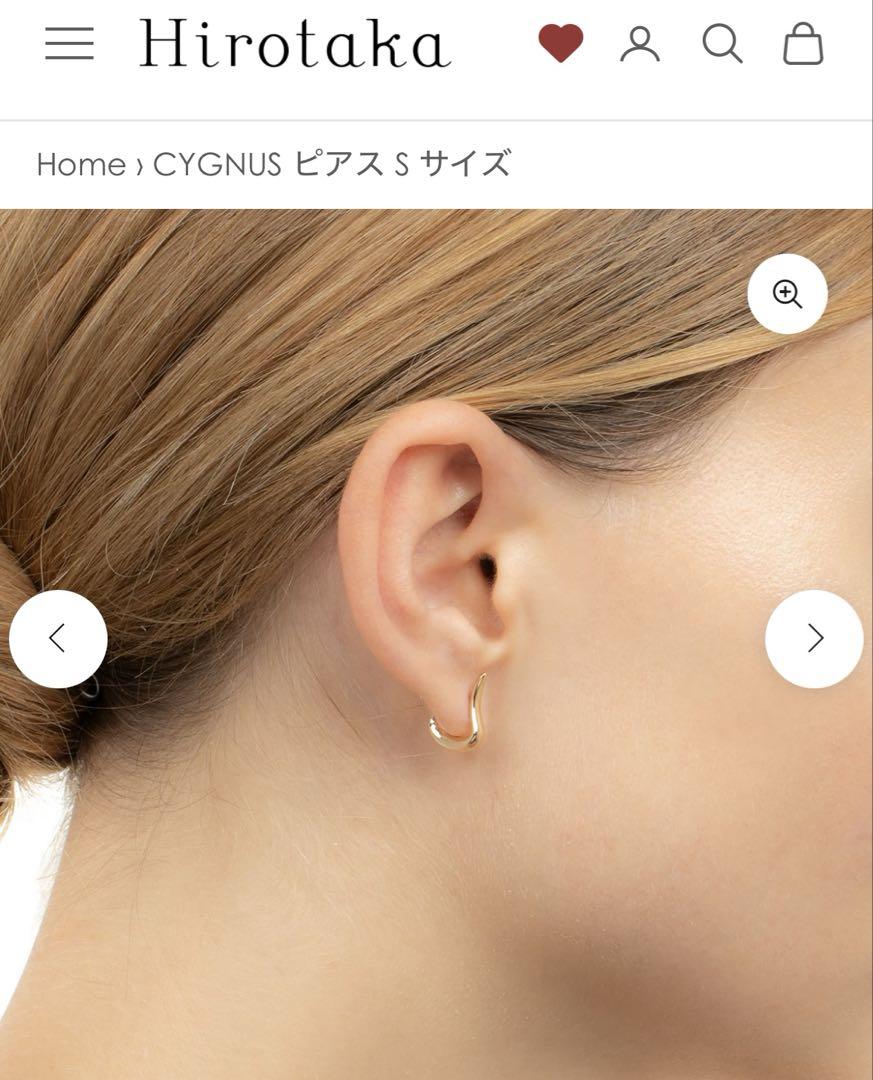 美品【Hirotaka】Cygnus ピアス S サイズ - メルカリ