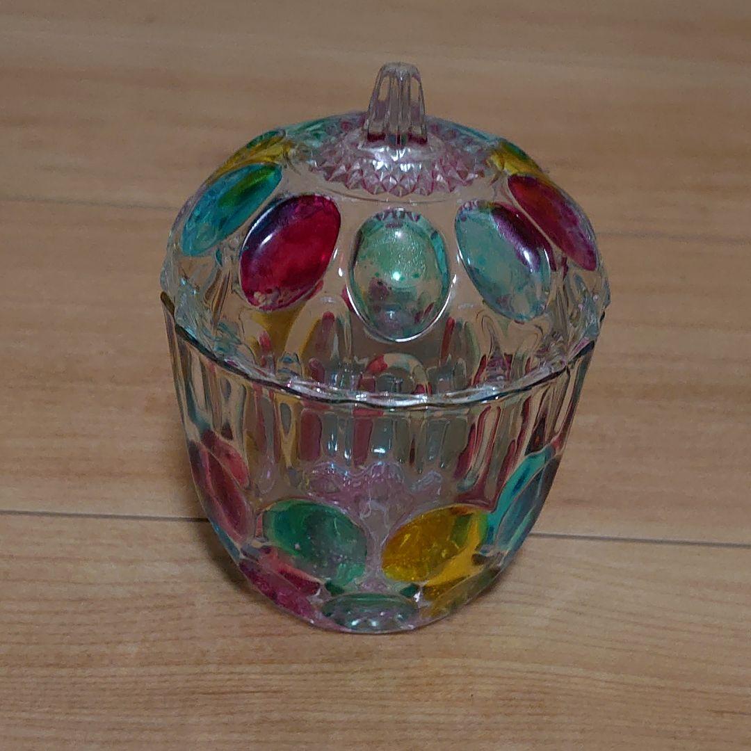 昭和レトロ 日本製 カラフル小物入れ キャンディポット - メルカリ 昭和レトロ 日本製 カラフル小物入れ キャンディポット - メルカリ