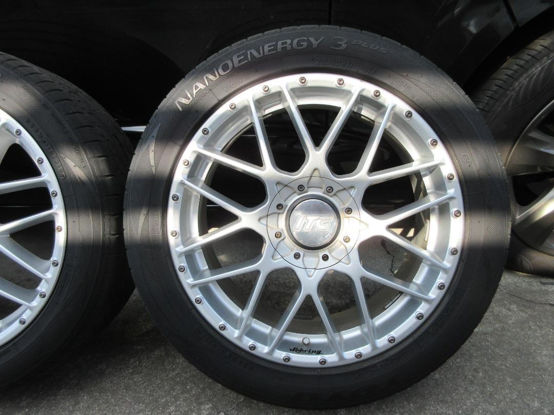 ステップワゴンで使用！RAYS製 SEBRING 17インチアルミ中古良品