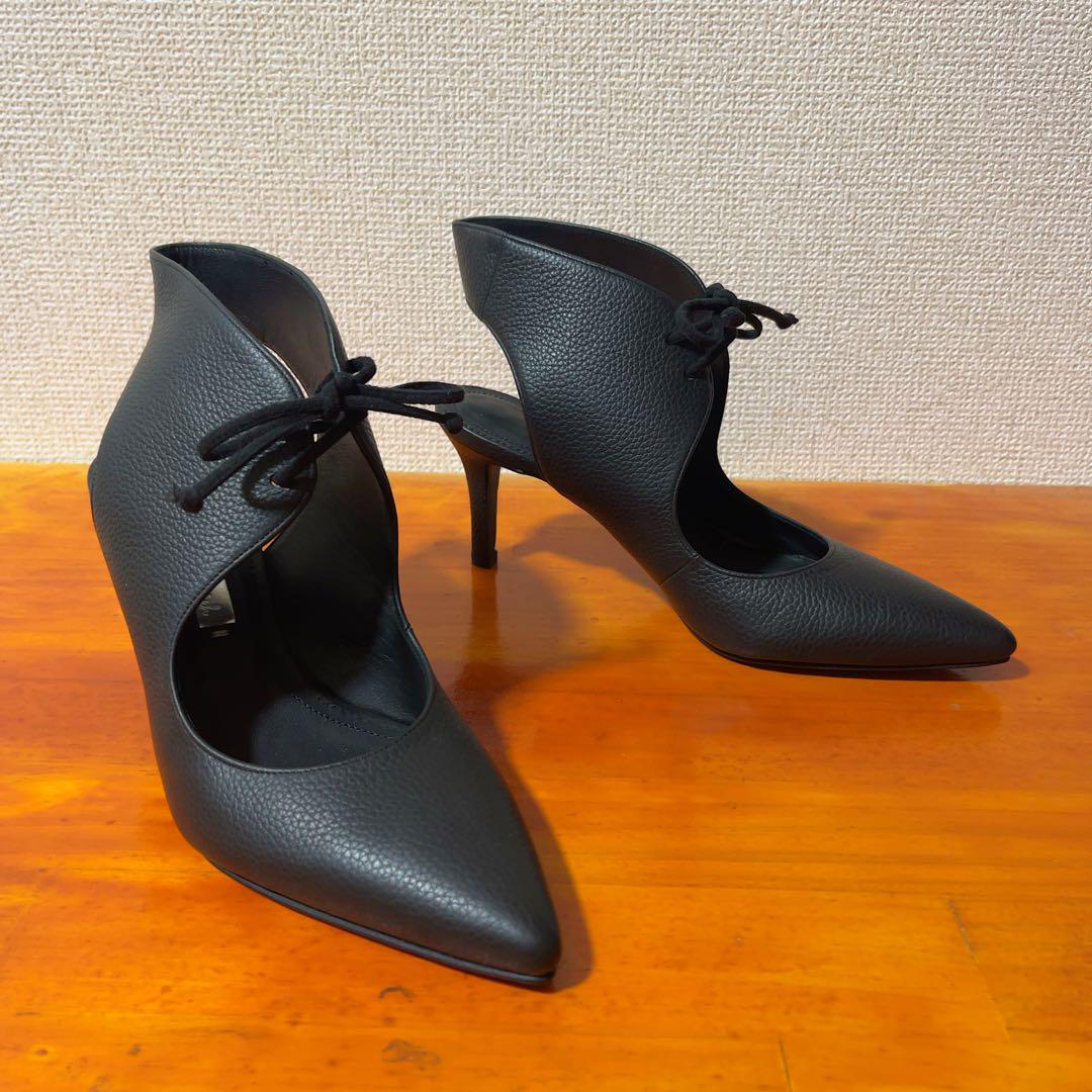 ❀1度のみ着用 パンプス レース 22cm bantan parrish