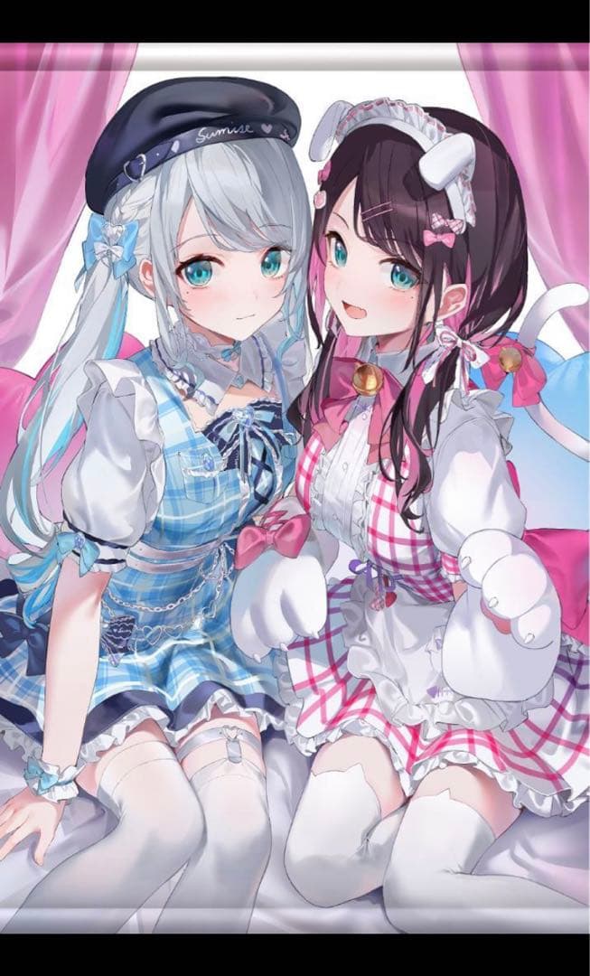 ぶいすぽ花芽なずな花芽すみれタペストリー