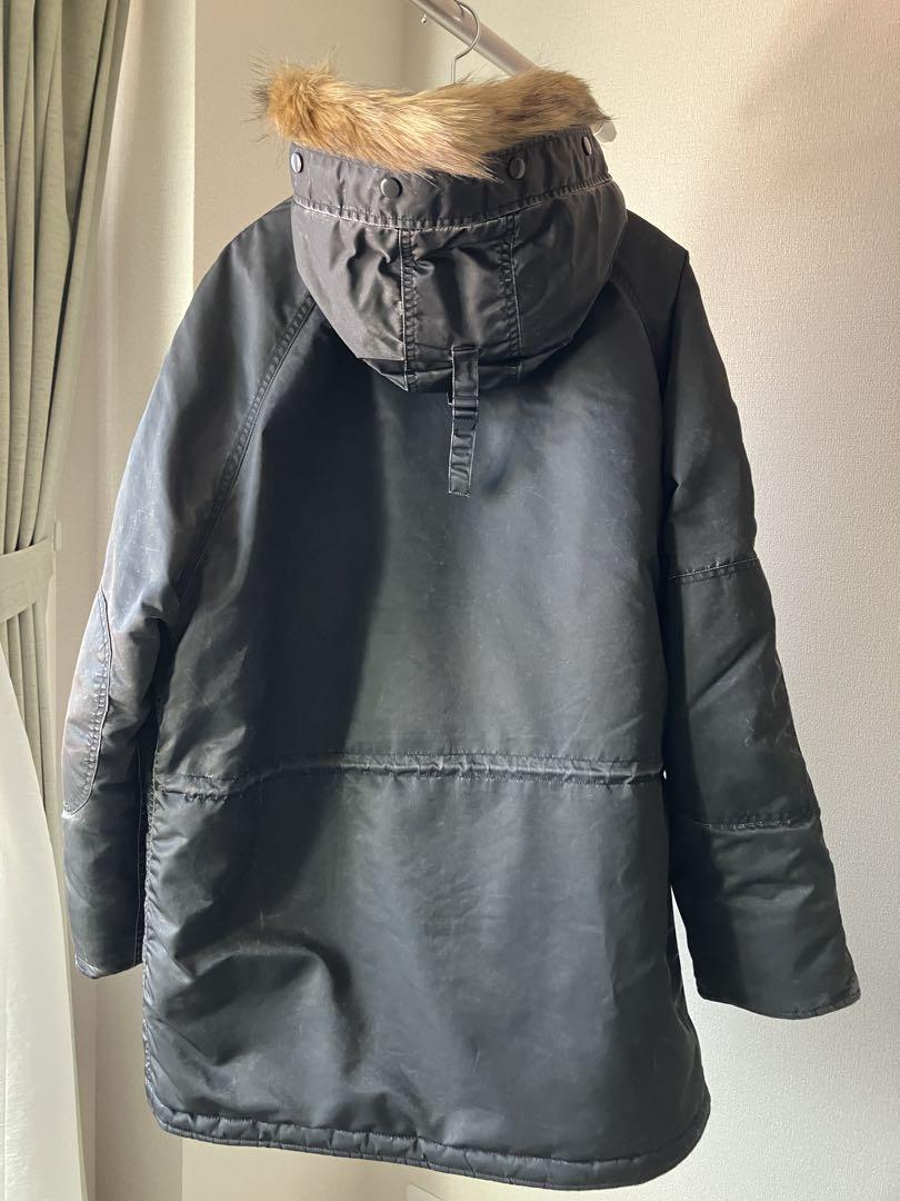 【週末価格】Washed Flight Satin N-3B Parka M