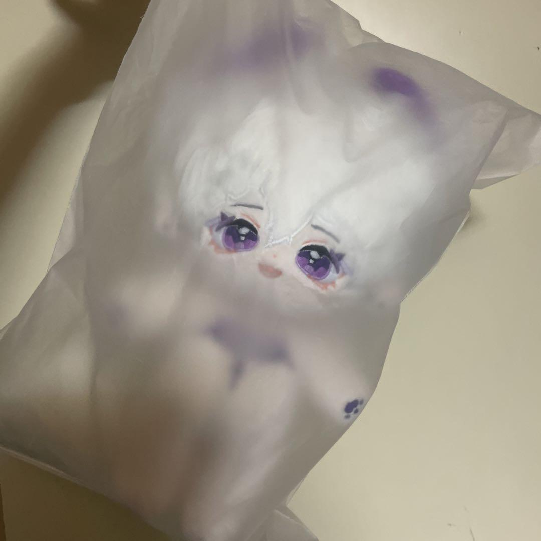 未開封20cm 着せ替えぬいぐるみ　無属性　棉花娃娃　本体+尻尾+チーク