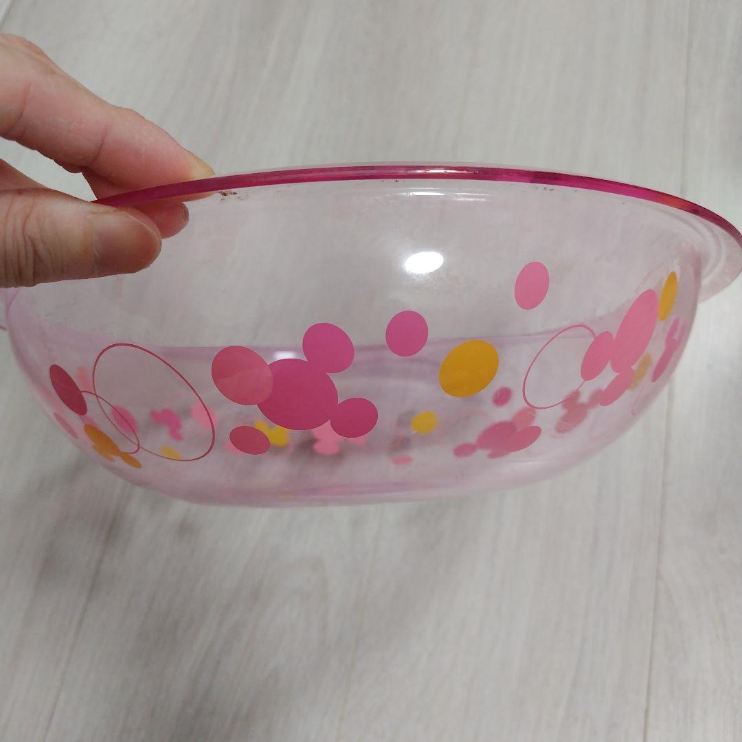 ディズニーカラフルドット模様 バスチェア＆バス桶