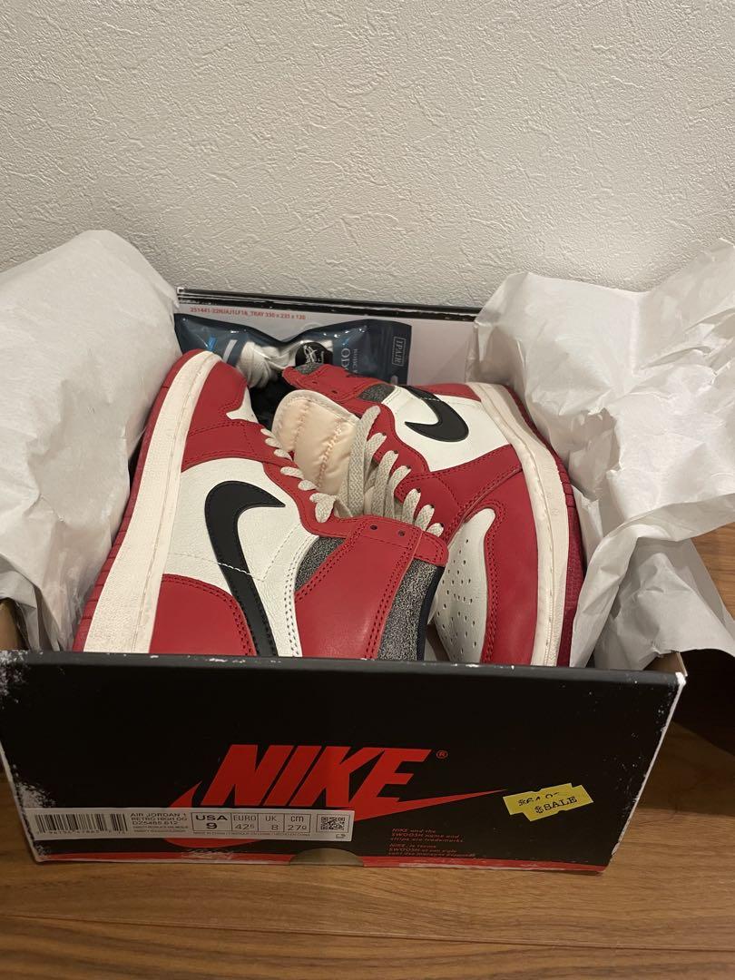 [美品]NIKE Air Jordan 1 lost＆found Chicago